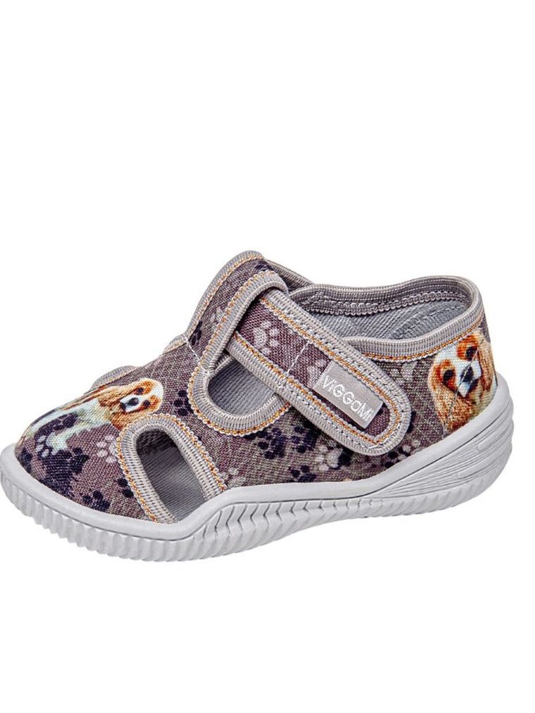 Kapcie chłopięce, szare, Vi-GGa-Mi