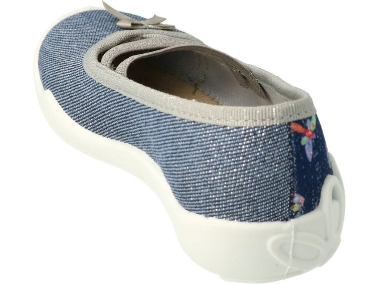 Kapcie dziewczęce, baleriny, granatowe, Befado