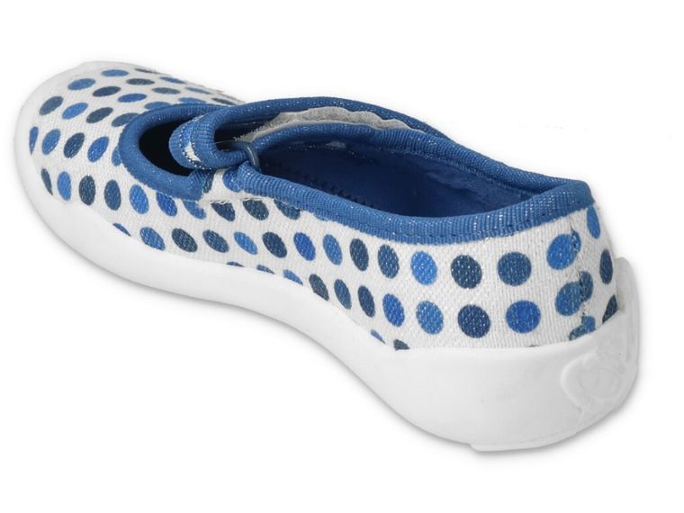 Kapcie dziewczęce, białe, Befado