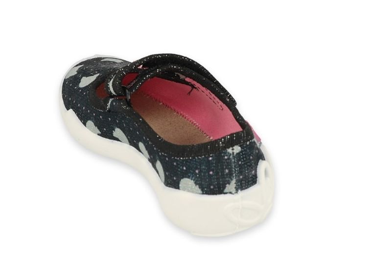 Kapcie dziewczęce, czarne, Befado