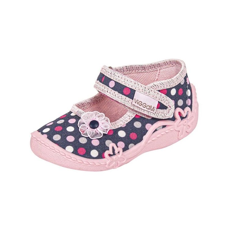 Kapcie dziewczęce, denim, Vi-GGa-Mi