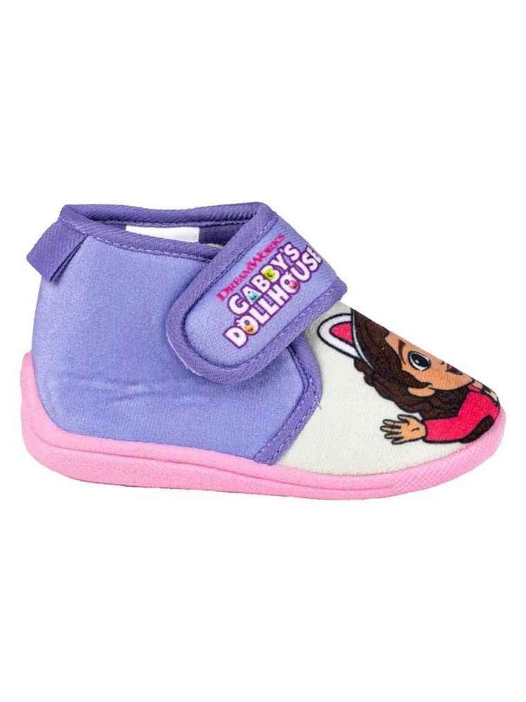 Kapcie dziewczęce, fioletowe, Koci Domek Gabi, Cerda