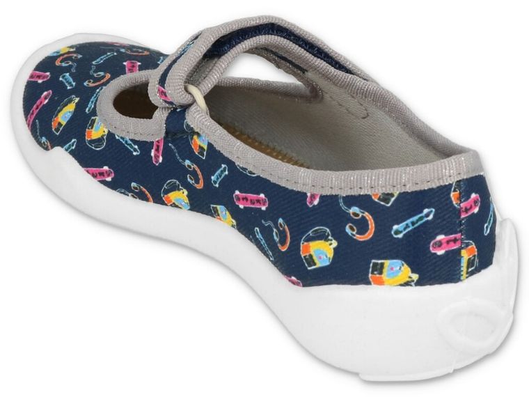 Kapcie dziewczęce, granatowe, Befado