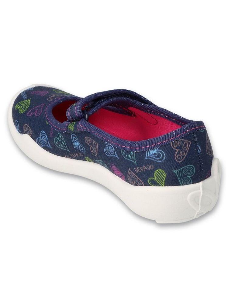 Kapcie dziewczęce, granatowe, Befado