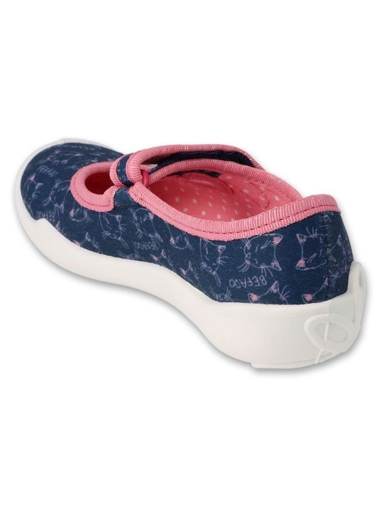 Kapcie dziewczęce, granatowe, Befado