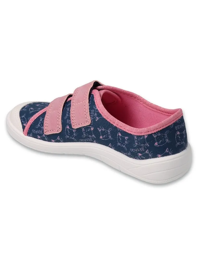 Kapcie dziewczęce, granatowe, Befado