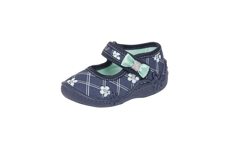 Kapcie dziewczęce, granatowe, Emma, Vi-GGa-Mi