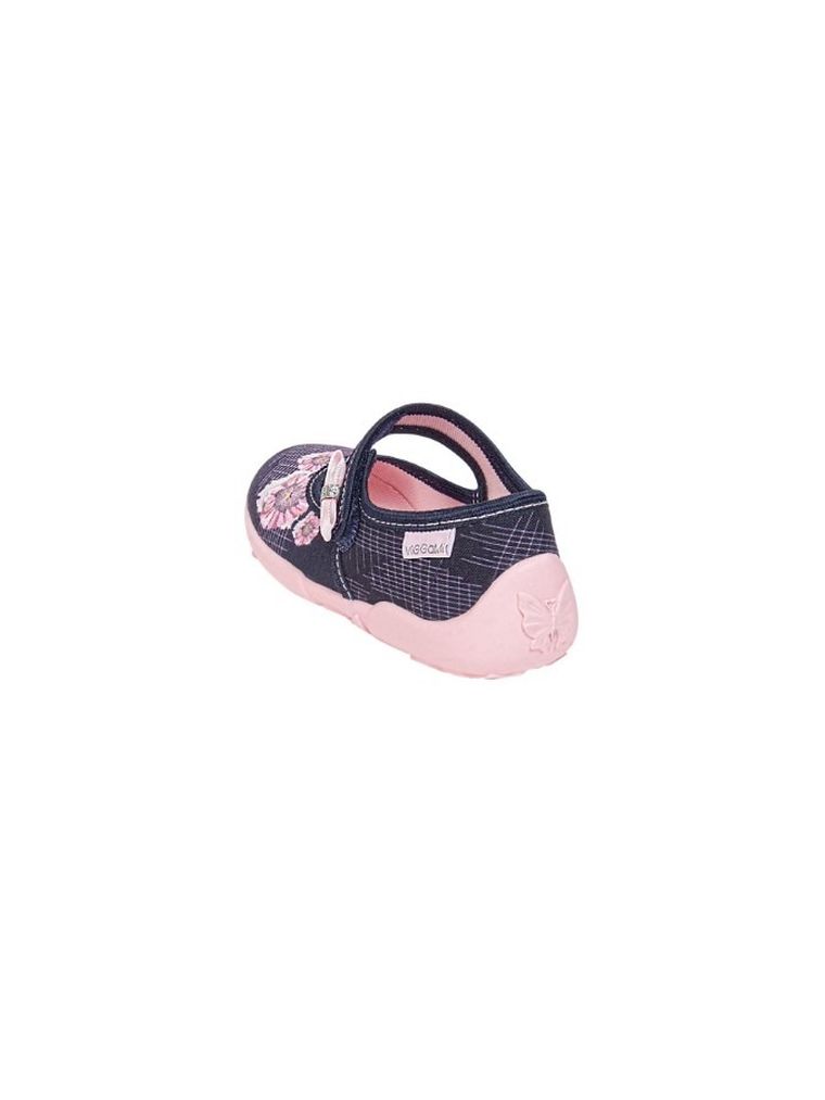 Kapcie dziewczęce, granatowe, Vi-GGa-Mi