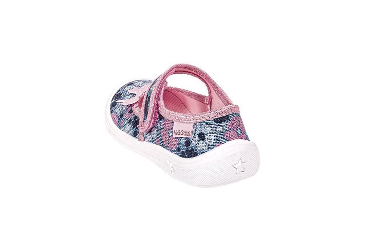 Kapcie dziewczęce, niebieskie, Greta, Vi-GGa-Mi