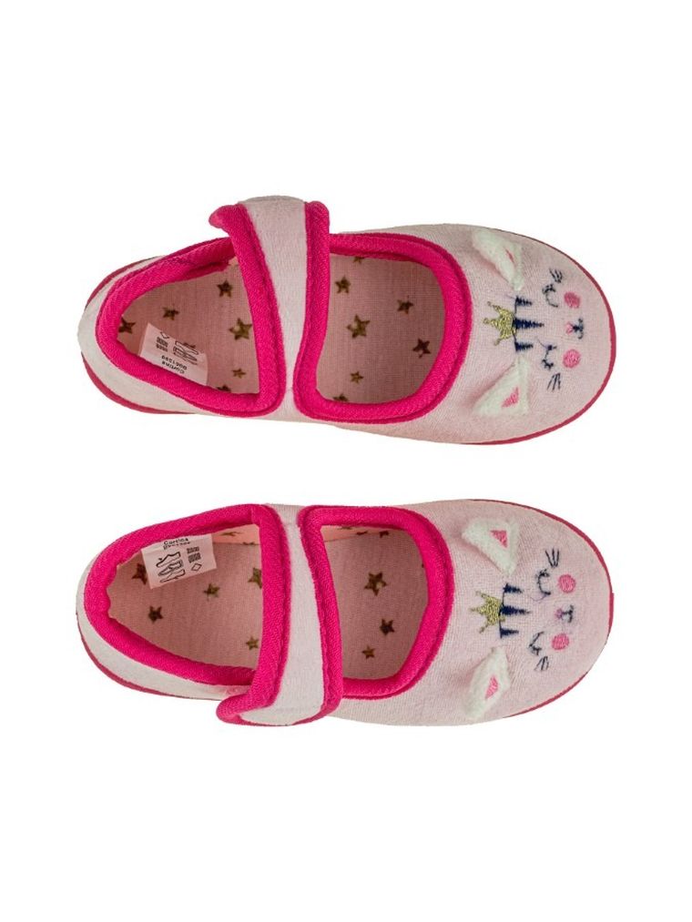 Kapcie dziewczęce, różowe, BBS Shoes