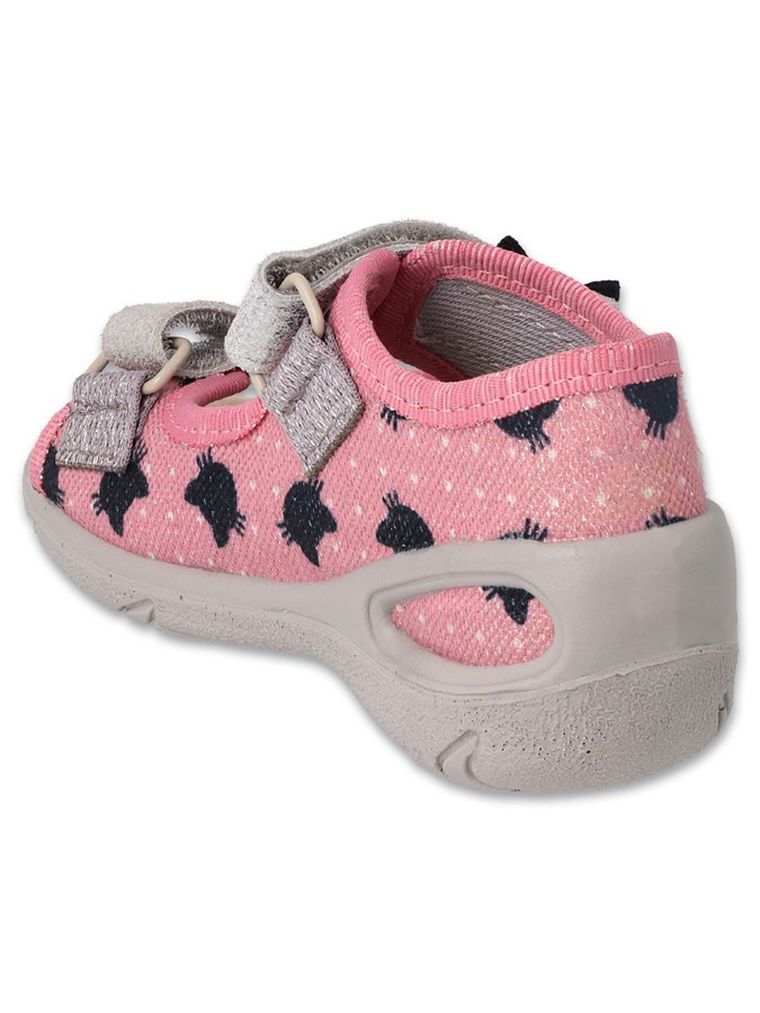 Kapcie dziewczęce, różowe, Befado