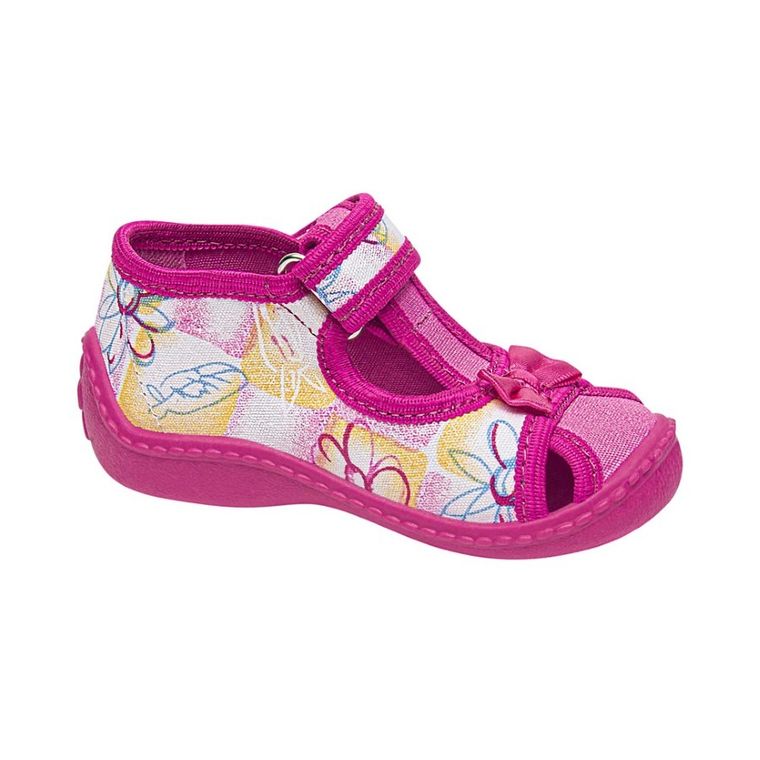 Kapcie dziewczęce, różowe, Marysia, Vi-Gga-Mi