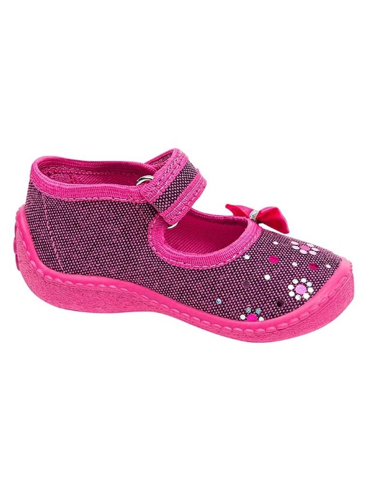 Kapcie dziewczęce, różowe, Misia, Vi-GGa-Mi