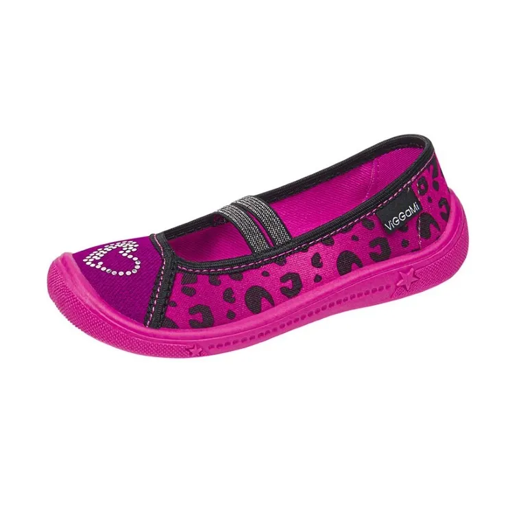 Kapcie dziewczęce, różowe, Vi-GGa-Mi