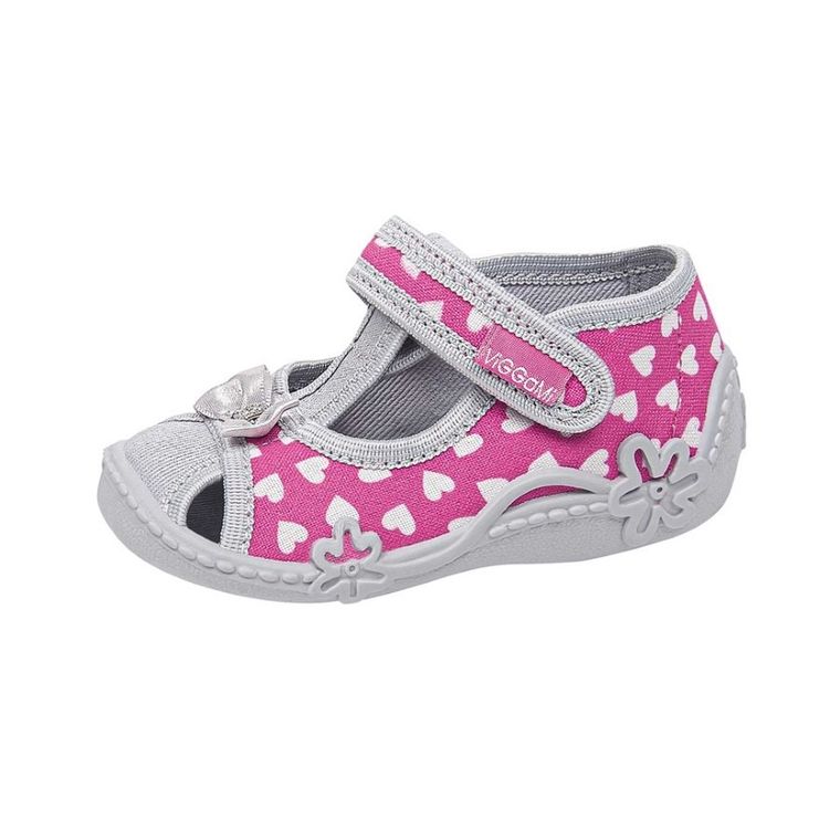 Kapcie dziewczęce, różowe, Vi-GGa-Mi