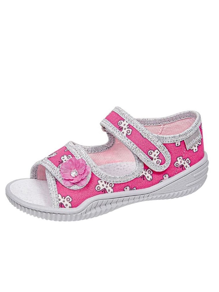 Kapcie dziewczęce, różowe, Vi-GGa-Mi