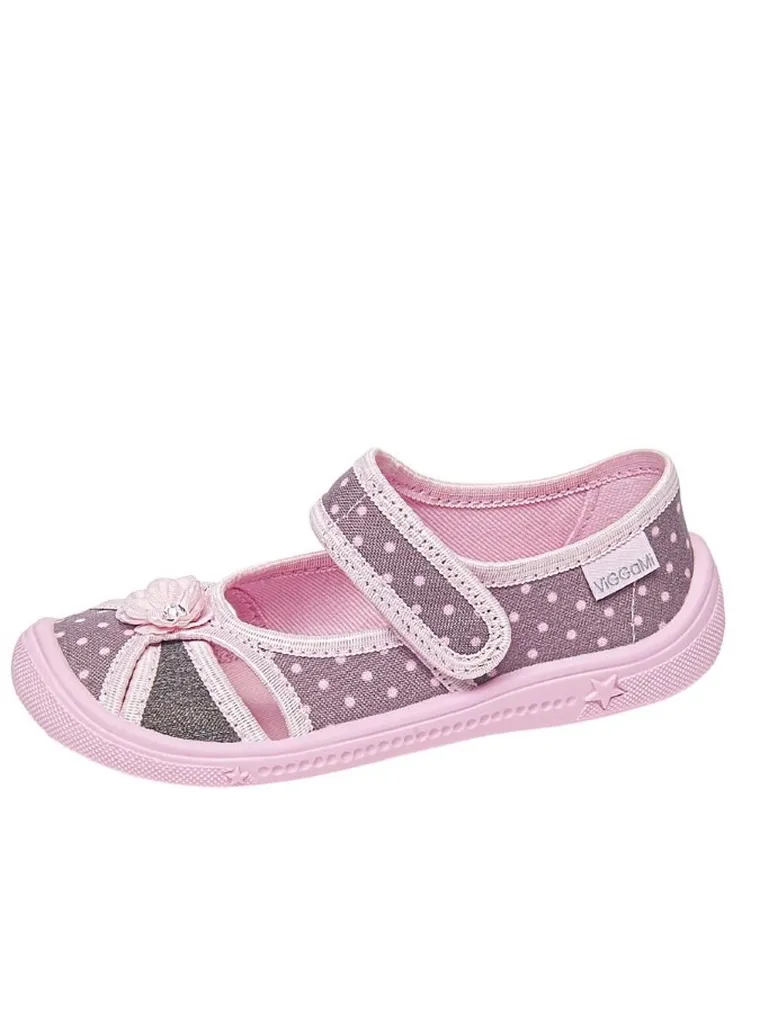 Kapcie dziewczęce, różowe, Vi-GGa-Mi