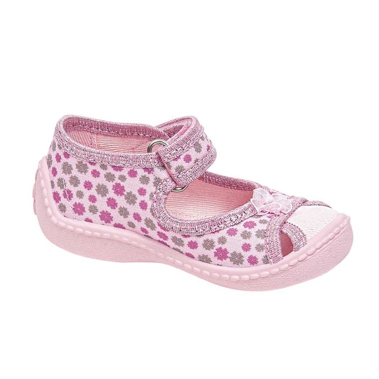 Kapcie dziewczęce, różowe, Zulka, Vi-Gga-Mi