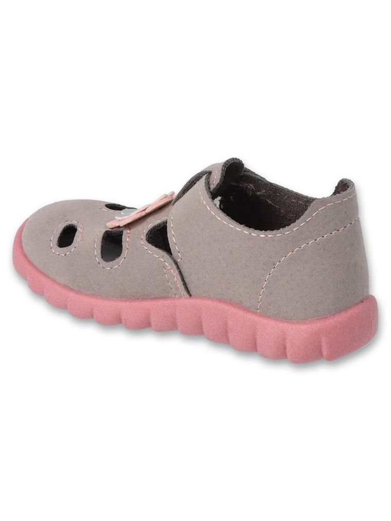 Kapcie dziewczęce, szare, Befado