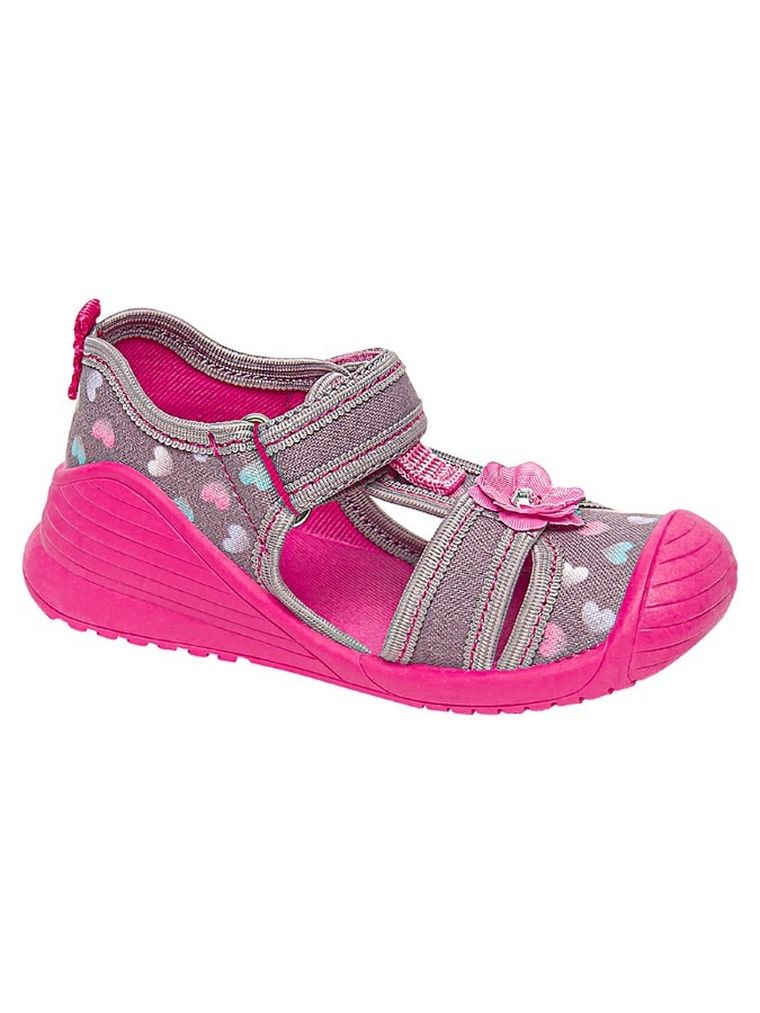 Kapcie dziewczęce, szare, Vi-GGa-Mi