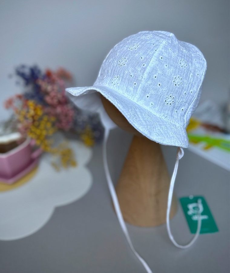 Kapelusz dziewczęcy, biały, Iltom