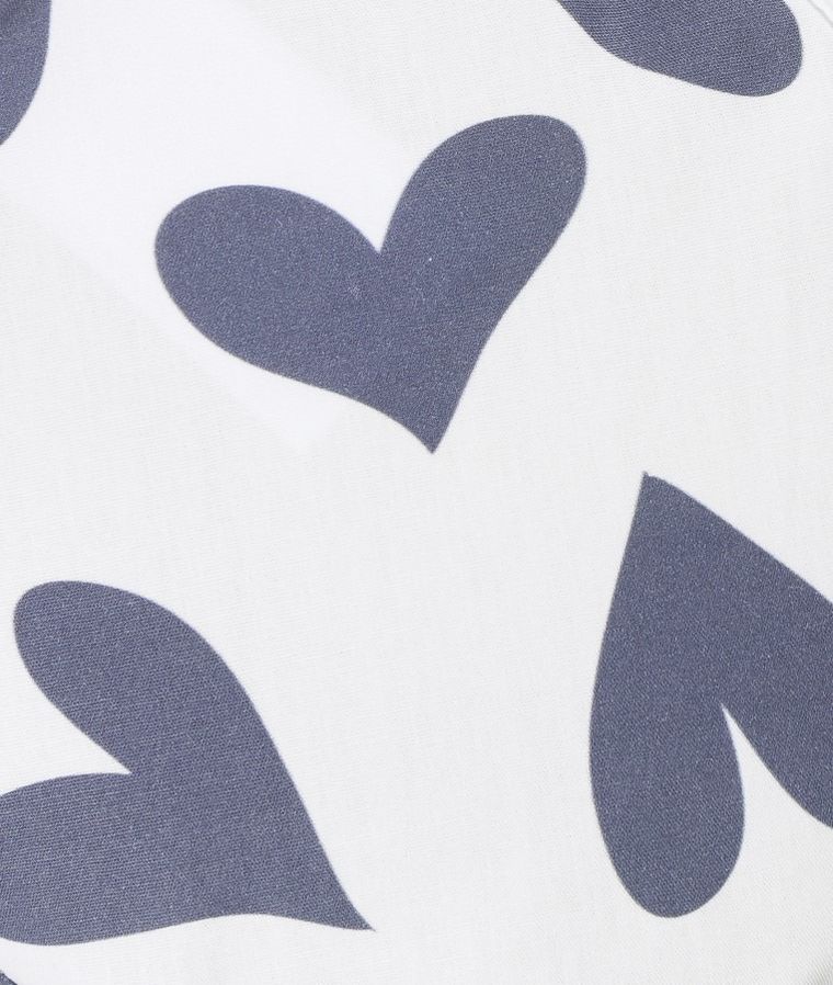 Kapelusz dziewczęcy, biały, serca, Döll