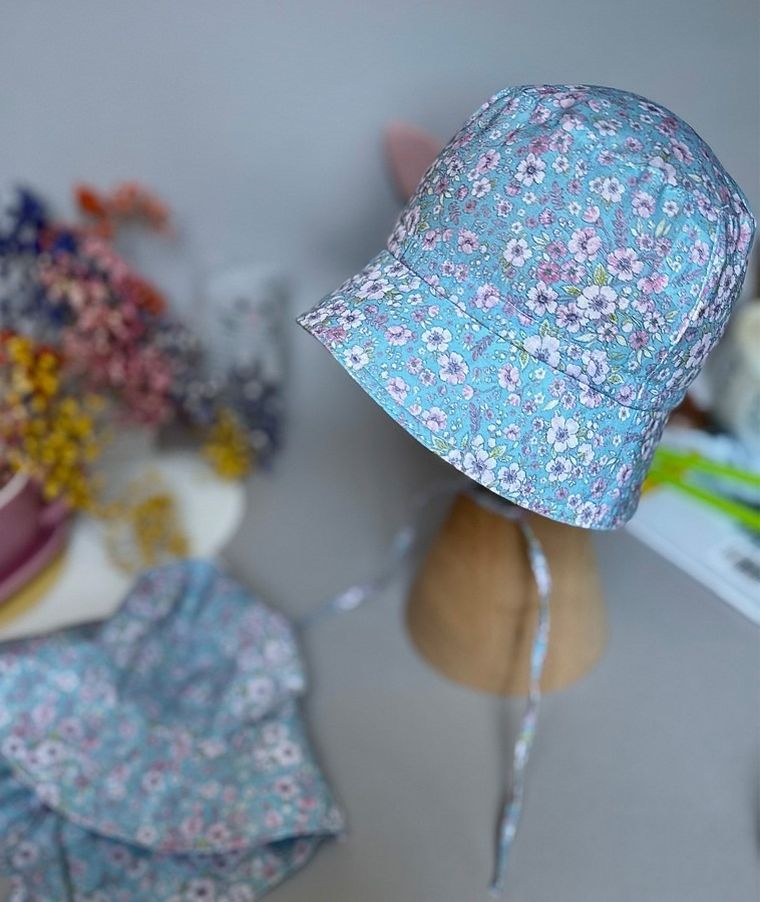Kapelusz dziewczęcy, niebieski, Iltom