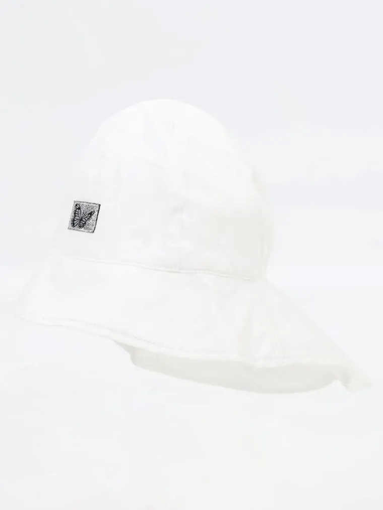 Kapelusz dziewczęcy safari, biały, Yoclub