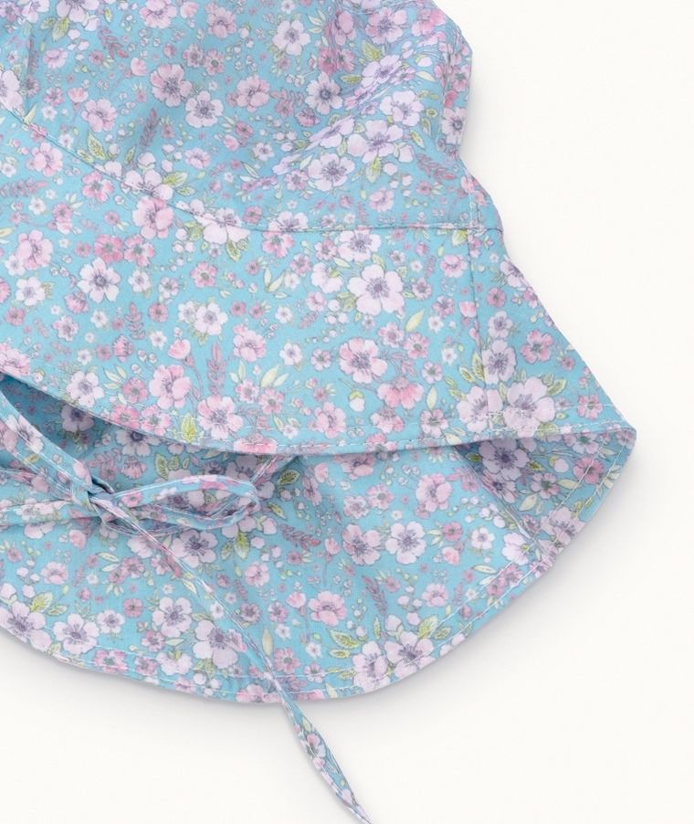 Kapelusz dziewczęcy safari, niebieski, Iltom