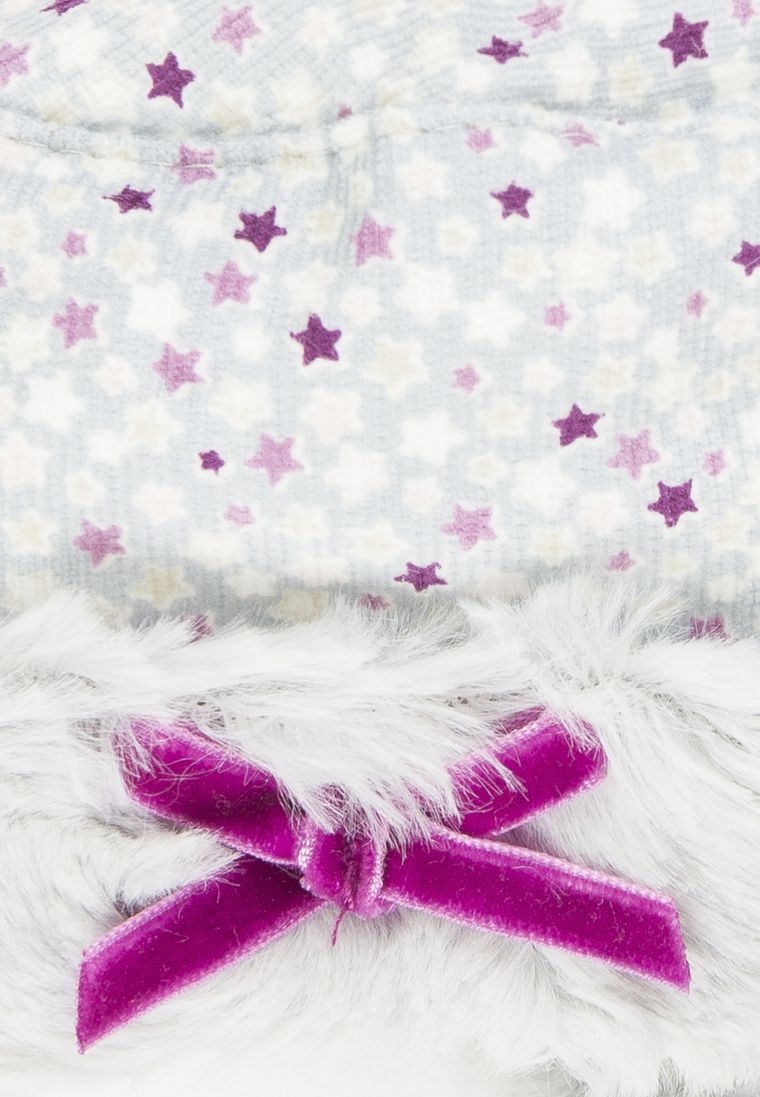 Kapelusz dziewczęcy, wiązany, mix, gwiazdki, ocieplany, Döll