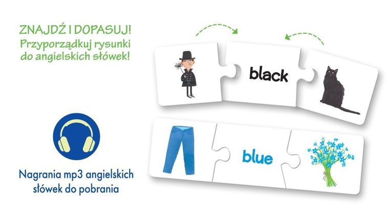 Kapitan Nauka. Angielski. Kolory 1-3 lat