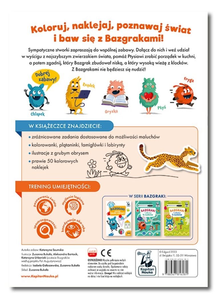 Kapitan Nauka. Bazgraki poznają przeciwieństwa. 2-3 lata