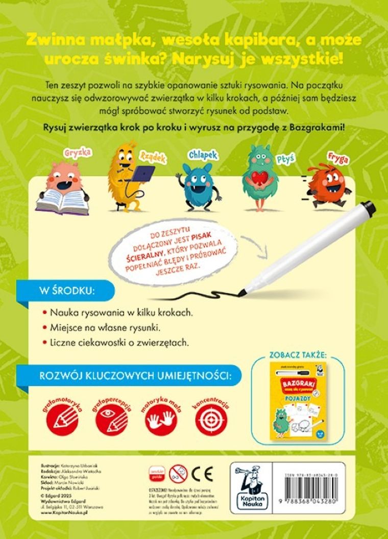 Kapitan Nauka. Bazgraki uczą się rysować