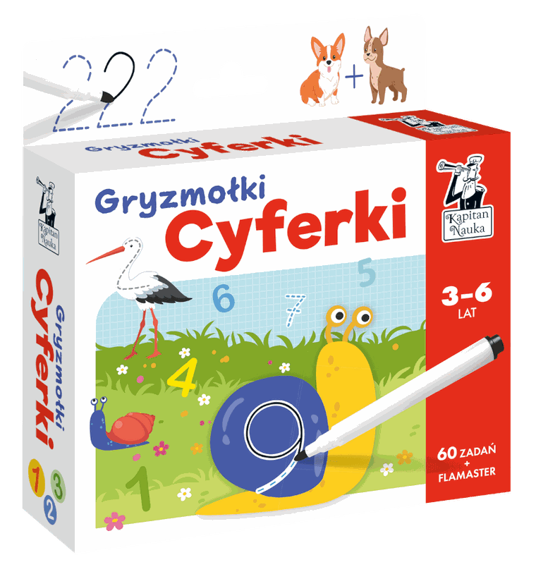 Kapitan Nauka. Cyferki. Gryzmołki