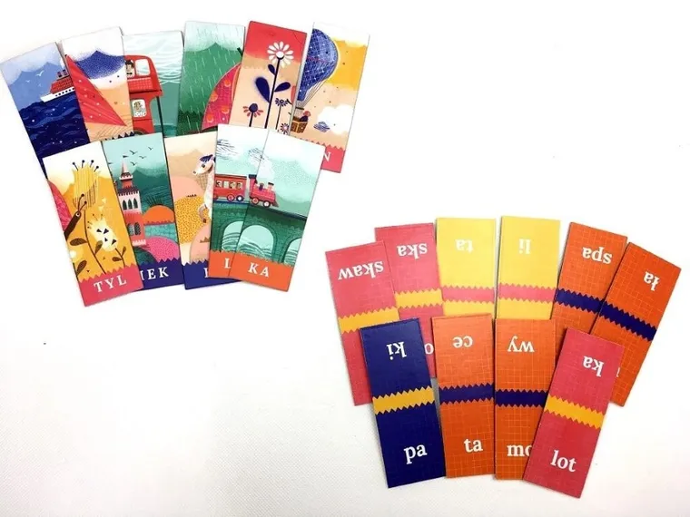 Kapitan Nauka. Czytam i układam sylaby. Układanka sylabowa