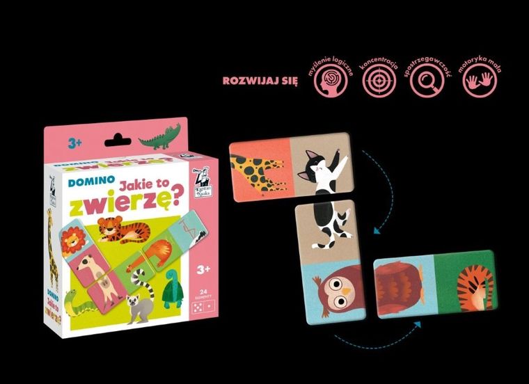 Kapitan Nauka. Domino, Jakie to zwierzę? gra familijna