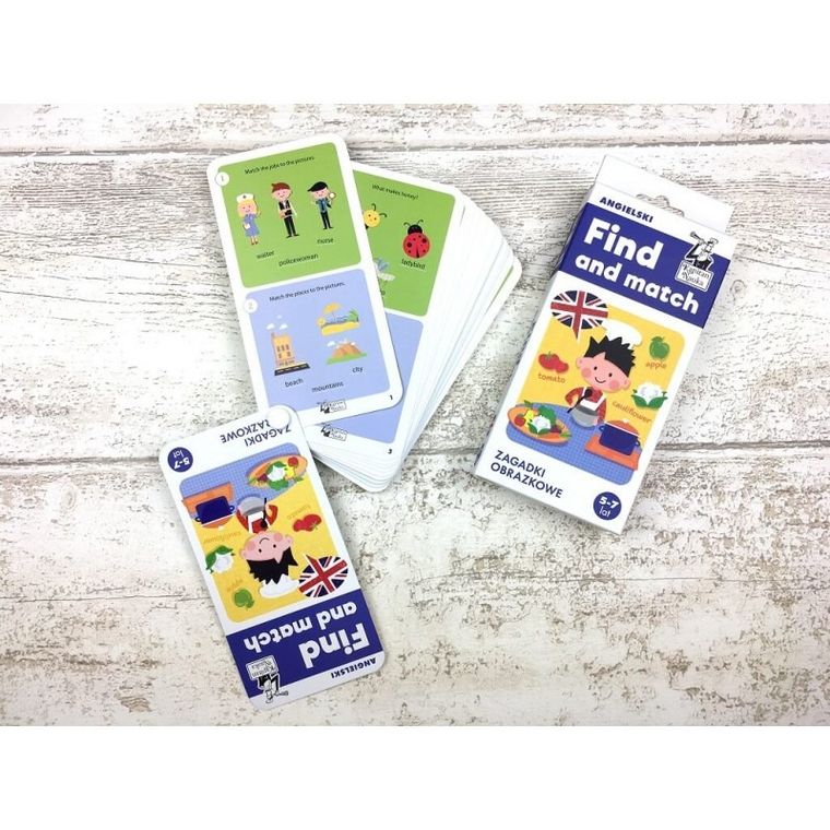 Kapitan Nauka. Find and match. Angielski.Kapitan Nauka