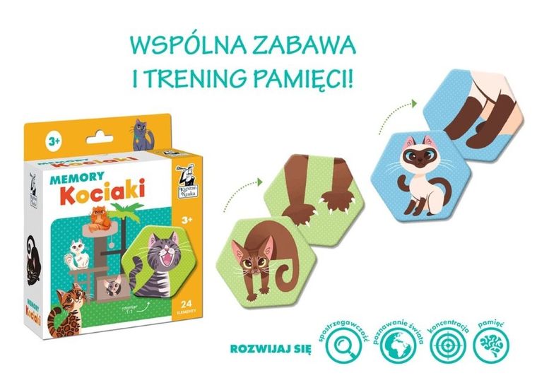 Kapitan Nauka. Memory, Kociaki, gra familijna