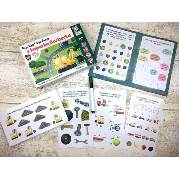 Kapitan Nauka. Rysuję i zgaduję z koparką Barbarką