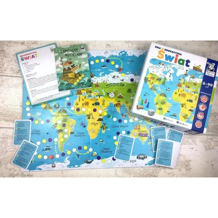 Kapitan Nauka. Świat, gra edukacyjna