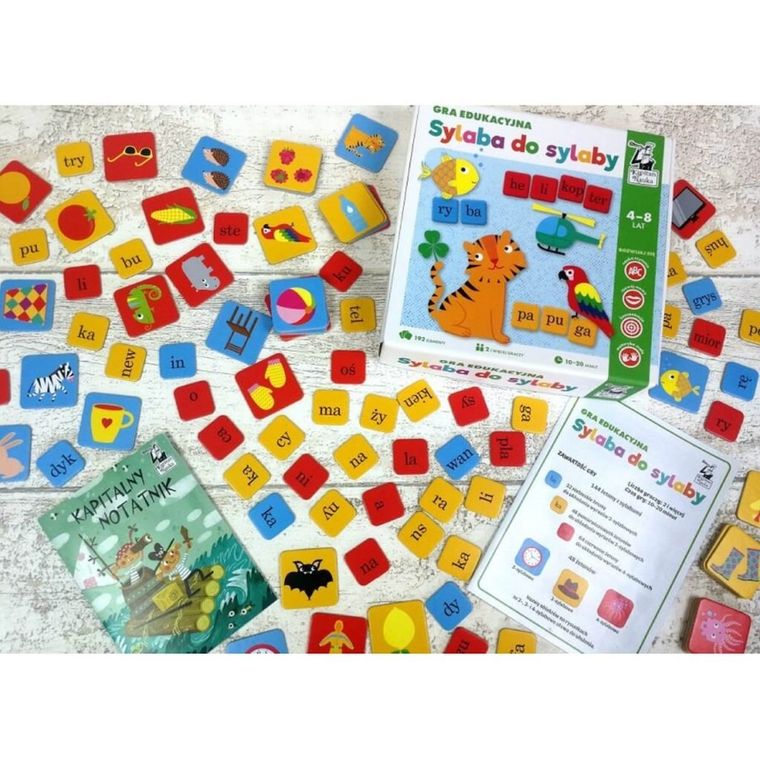 Kapitan Nauka. Sylaba do sylaby, gra edukacyjna