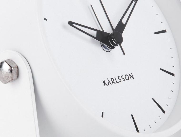 Karlsson, budzik minimalistyczny, Calm, Ø 9.5 cm
