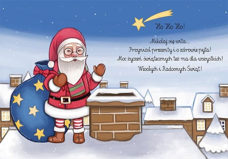 Karnet B6, Boże Narodzenie, Mikołaj