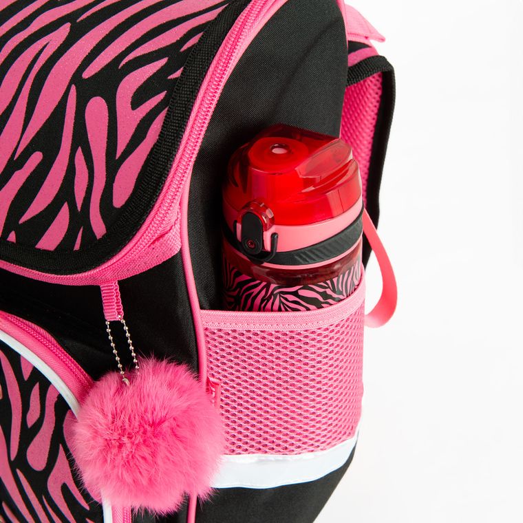 Kayokki, bidon, Zebra, różowa, 500 ml