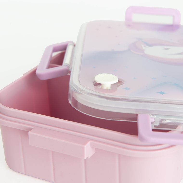 Kayokki, lunchbox dzielony, Jednorożec, fioletowy