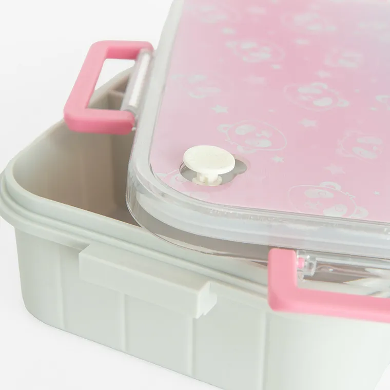 Kayokki, lunchbox dzielony, Panda szara