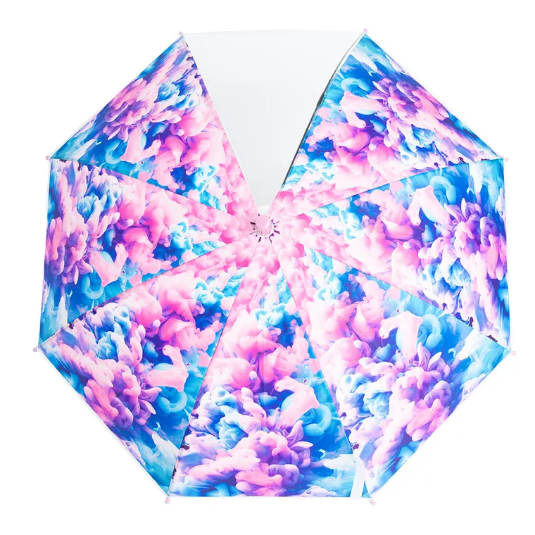 Kayokki, parasol, Chmury niebiesko-różowe