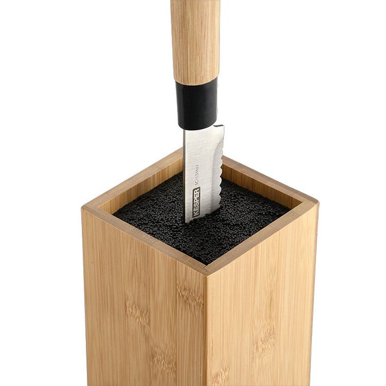 Kesper, blok na noże, bambusowy