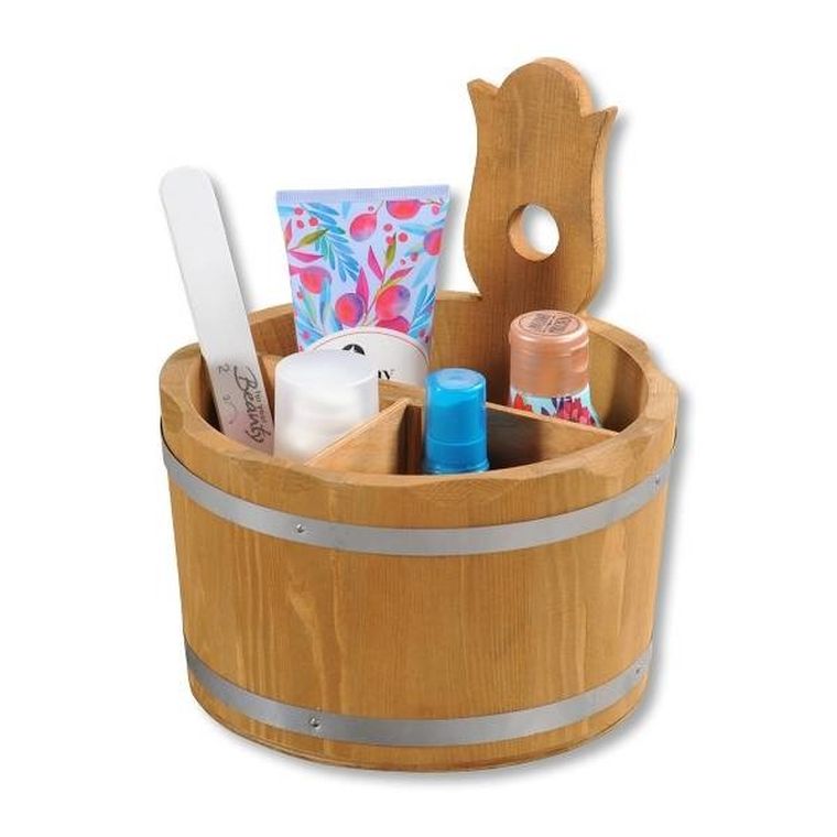 Kesper, dekoracyjny pojemnik na sztućce i serwetki, Ø 17 cm