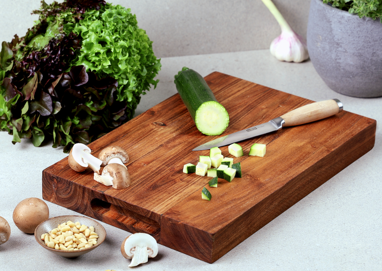 Kesper, gruba deska do krojenia z drewna akacji, 40-25 cm